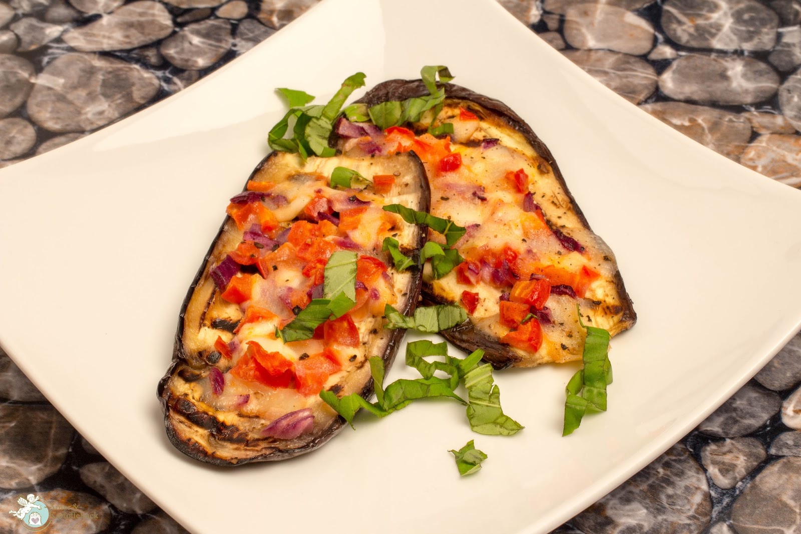 Amor&amp;Kartoffelsack: pizza di melanzane - Low Carb Pizza