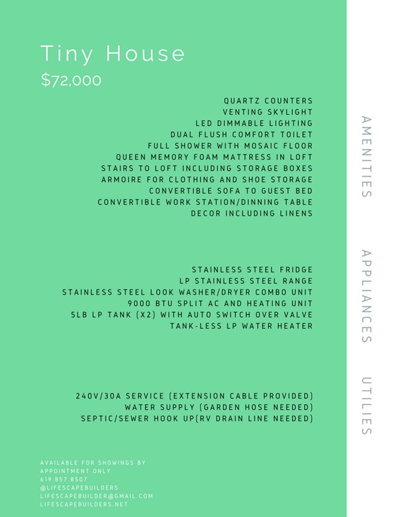 Murrieta Tiny House (290 Sq Ft) [ TINY HOUSE TOWN ]