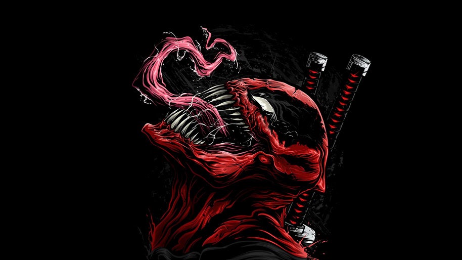 Deadpool, Symbiote, Marvel, 4K, #6.1157