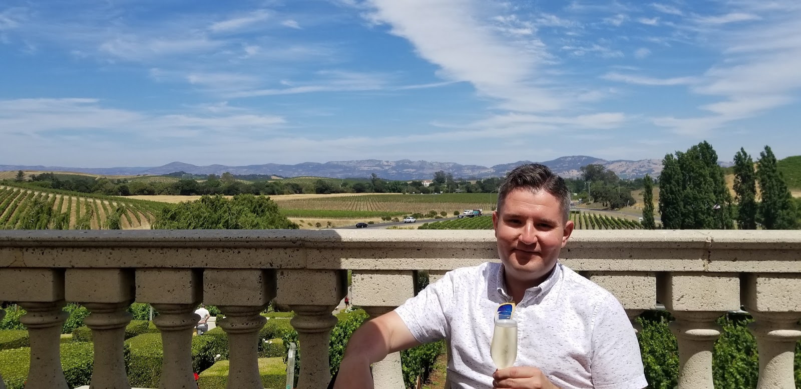 Sip and Puff Taittinger Domaine Carneros bubbles and a view