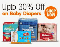 Diapers upto 30% off – Amazon