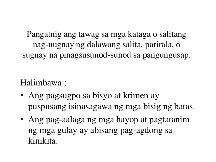 Halimbawa Ng Pang Angkop Sa Pangungusap - Better Than College