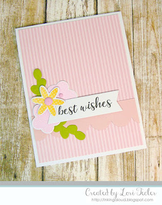 Floral Best Wishes card-designed by Lori Tecler/Inking Aloud-stamps and dies from Reverse Confetti Floral Best Wishes card-designed by Lori Tecler/Inking Aloud-stamps and dies from Reverse Confetti