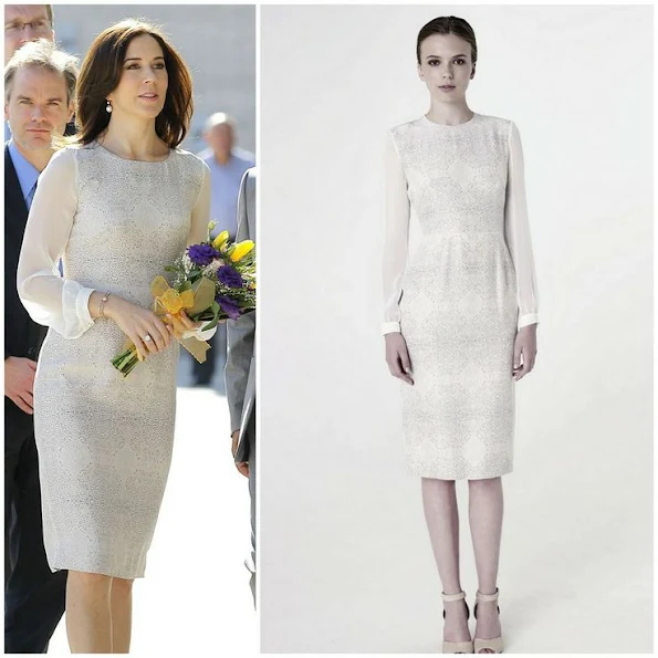 Crown Princess Mary of Denmark wore Elise Gug Lace Dress. Style of Princess Mary