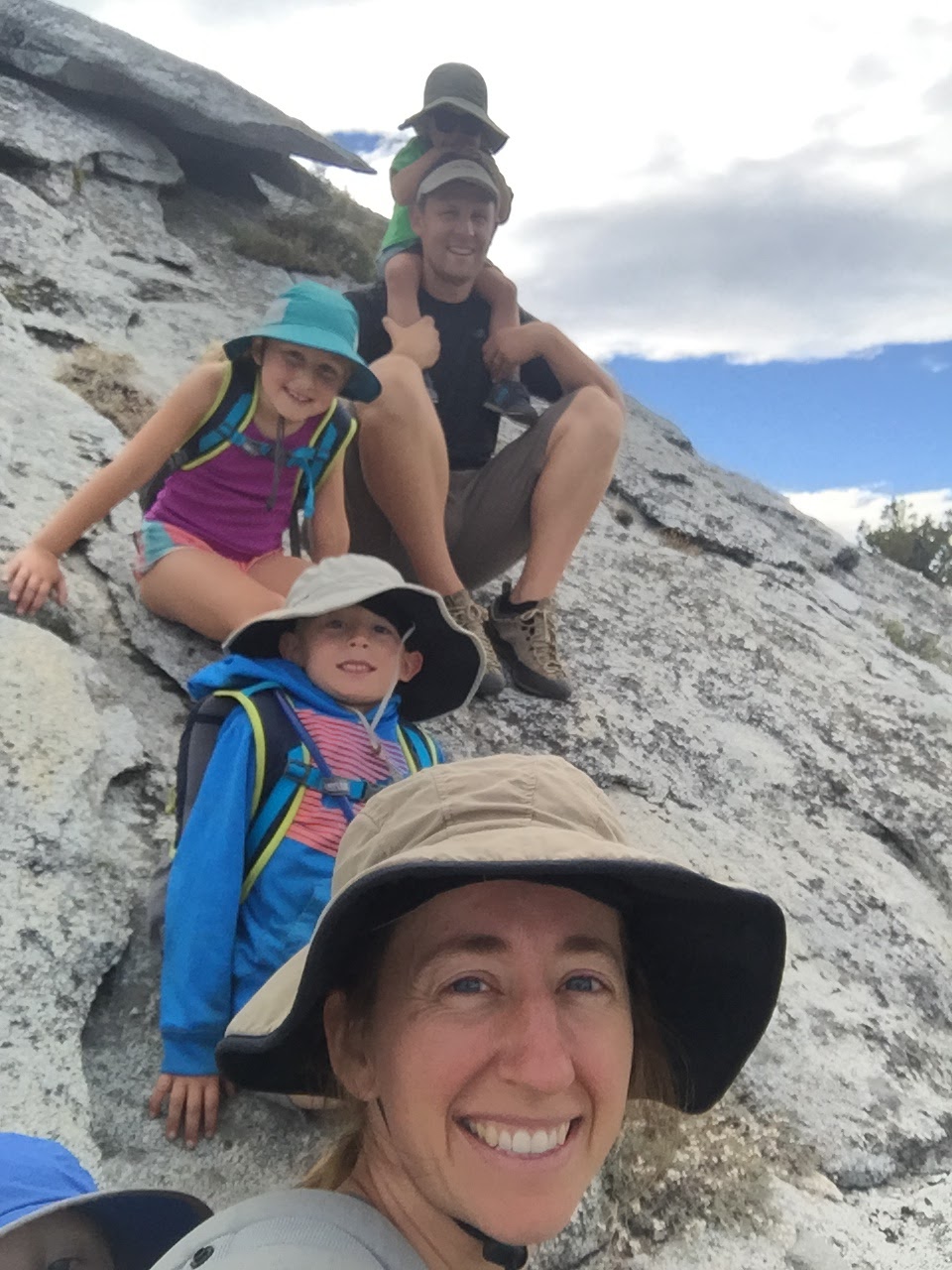 Joe and Heidi White Scrambling & Camping at Courtright Reservoir