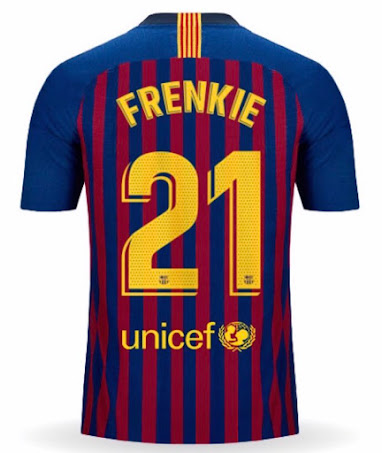 frenkie de jong jersey number in barcelona