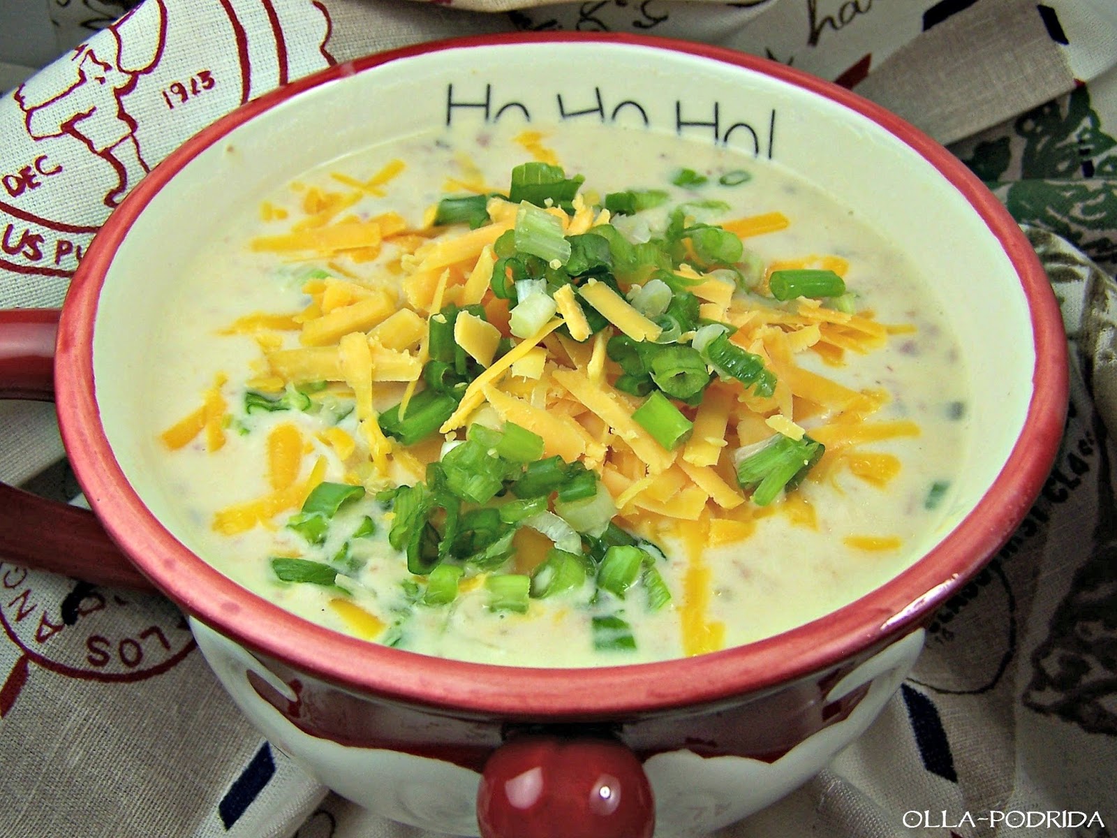 OllaPodrida Slow Cooker Loaded Chicken Bacon Potato Soup