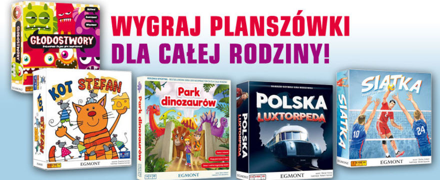 Wygraj zestaw 2 gier planszowych od Egmont Konkurs