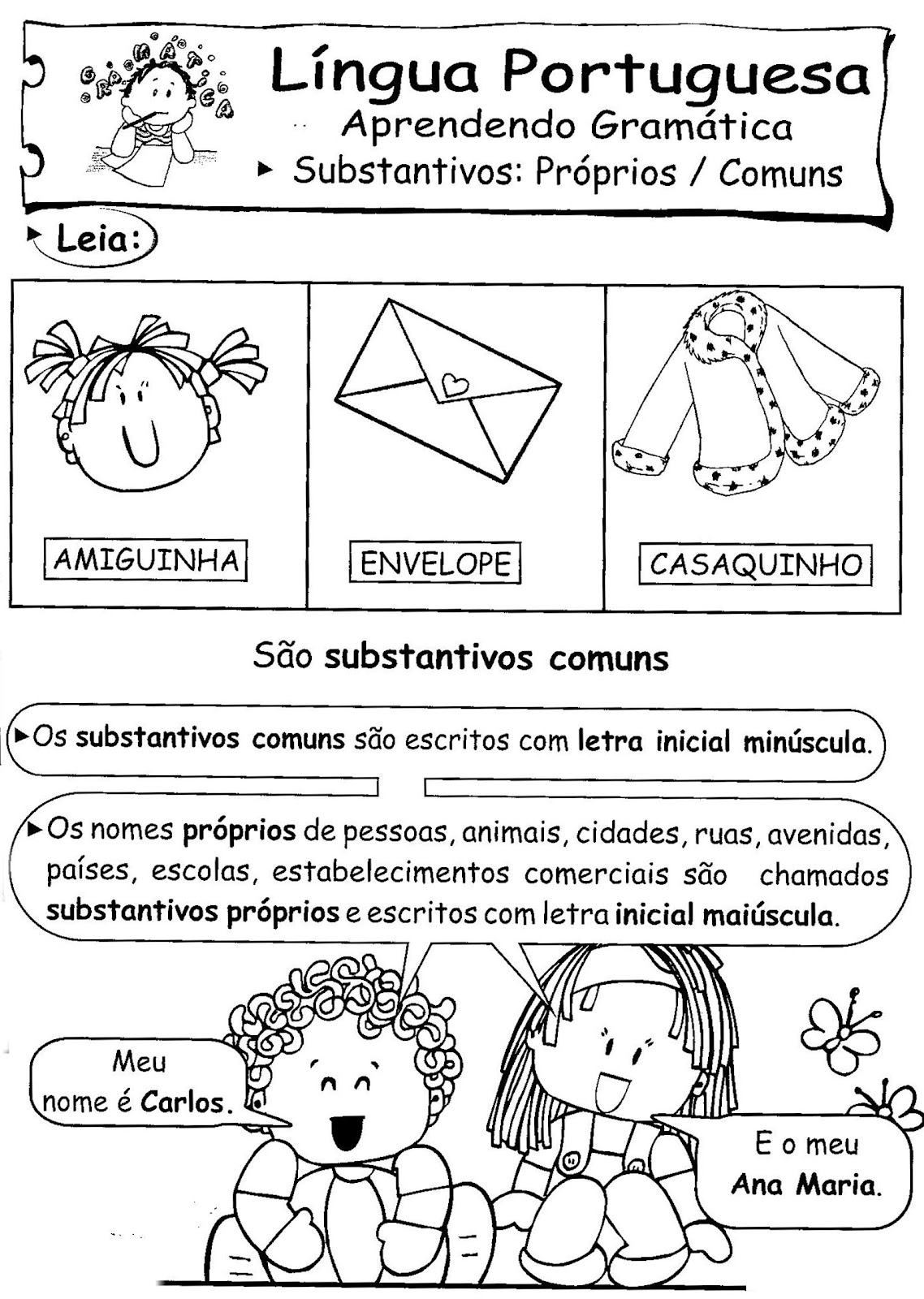 ATIVIDADES GRAMATICA 3° ANO FUNDAMENTAL - PORTAL ESCOLA