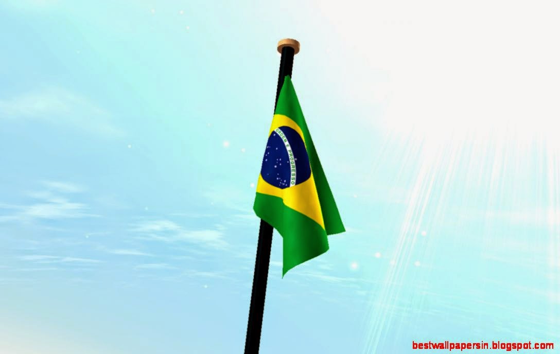 Brazil Flag 3D Free Wallpaper   Android Apps on Google Play