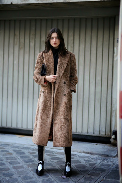 Model Street Style: Jacquelyn Jablonski's Winter Coat - The Front Row View