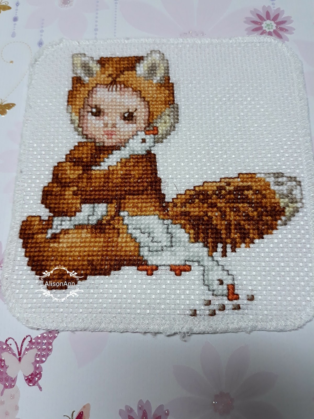 Cross stitch baby animals