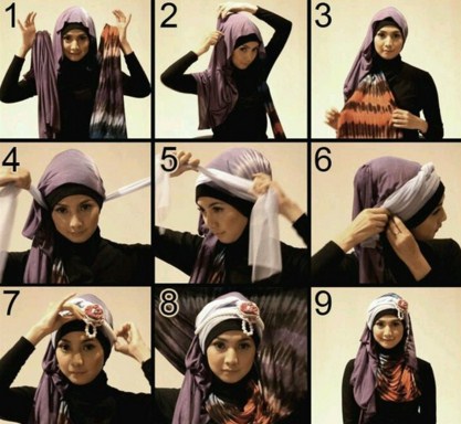 Kreasi Hijab Tumpang Khusus Wisuda