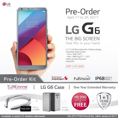LG G6 pre-order Aerophone