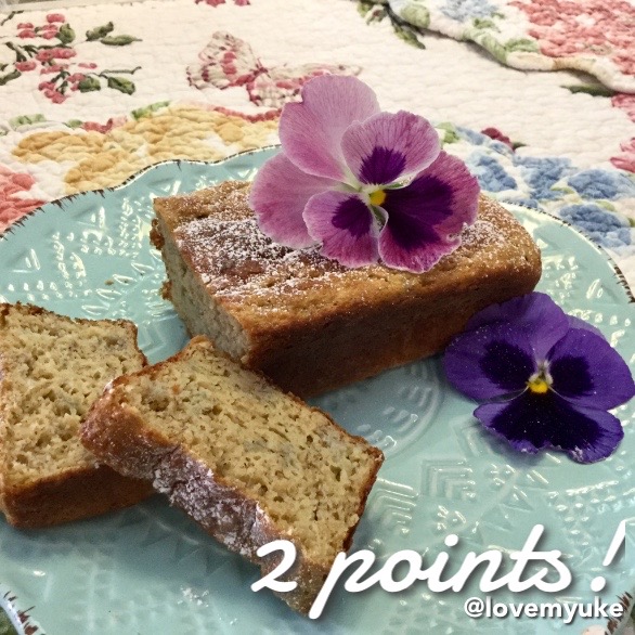 Recipes for Weight Watcher people :): Banana Bread Loaf in 3x5 pan by