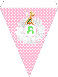 Tinker Bell: Free Printable Birthday Party Kit. Tinker Bell Free Printable Banner.