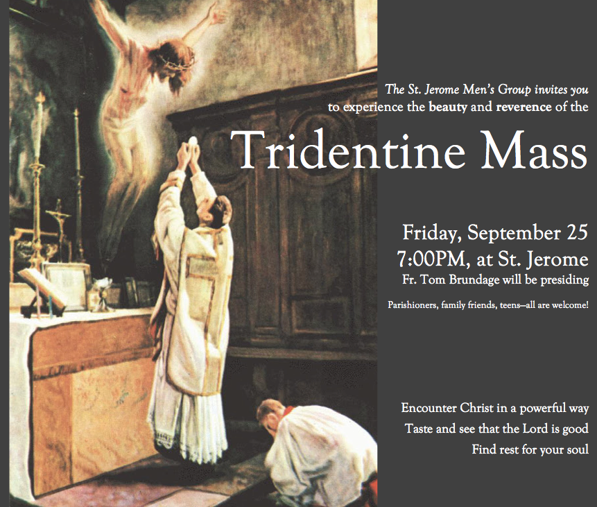 The Badger Catholic Extraordinary Form Mass at St. Jerome's in