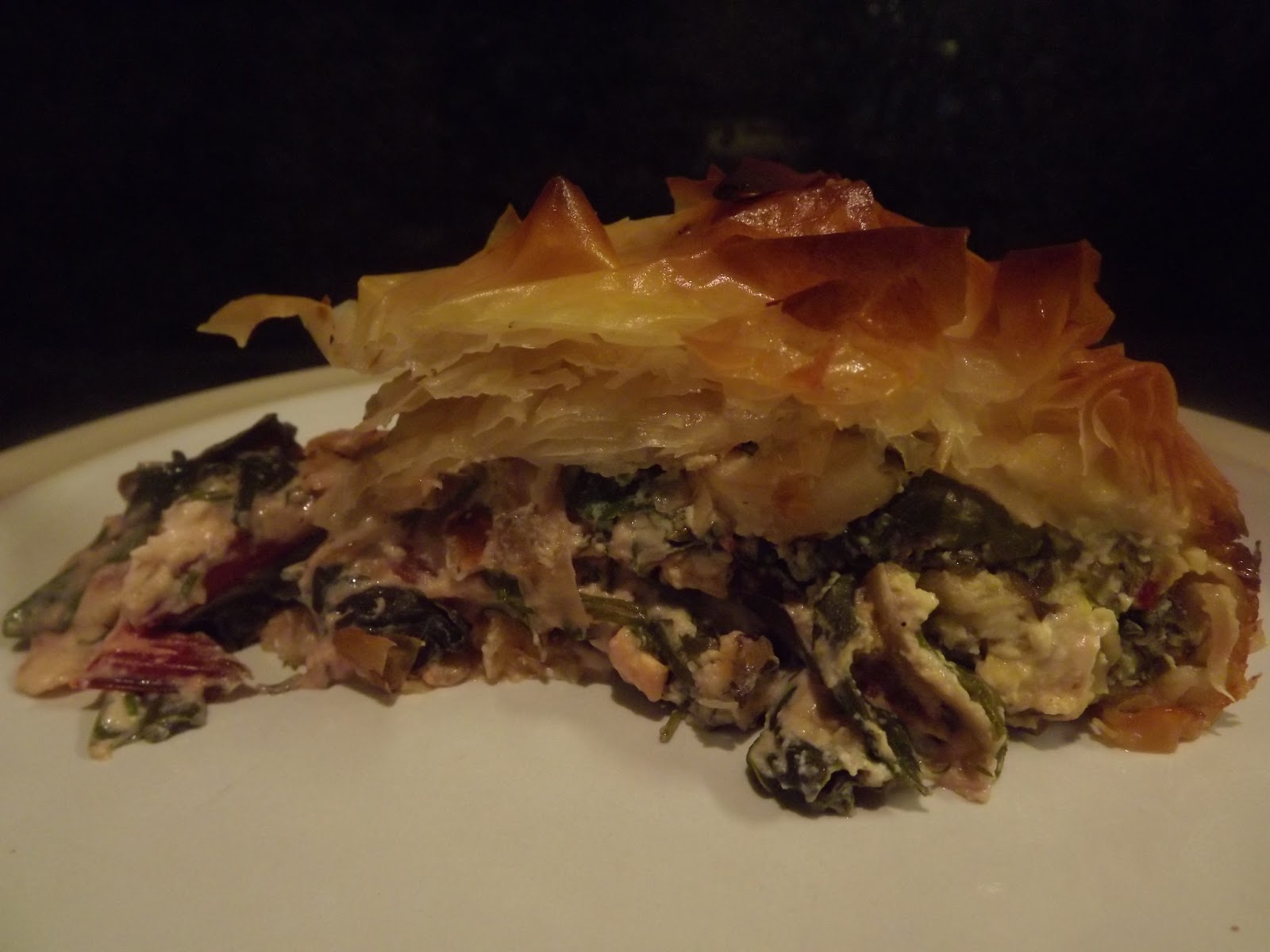 Culinary Capers: Filo Pastry Pie with Spinach, Feta and Herbs