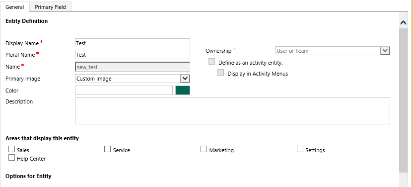 Dynamics 365 Customer Engagement: Add an Image to Custom Entity