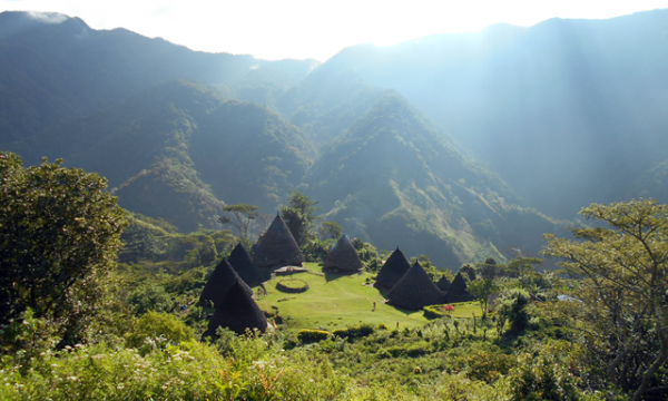 desa wae rebo foto desa wae rebo flores