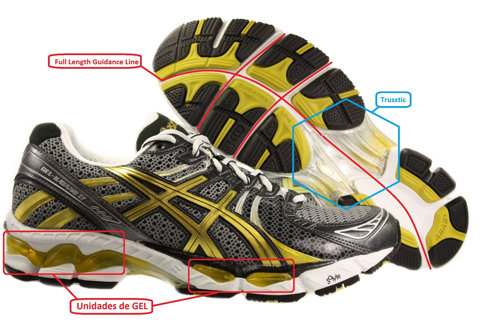 asics gel kayano 17 brown