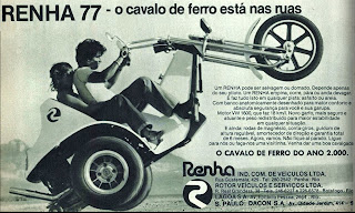 propaganda moto Renha - 1976. brazilian advertising cars in the 70. os anos 70. história da década de 70; Brazil in the 70s; propaganda carros anos 70; Oswaldo Hernandez;