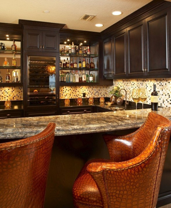 30 Unique Home Bars Idea for Private Use