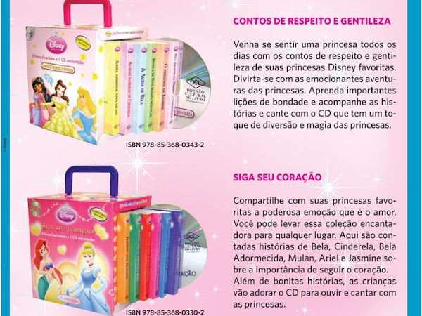 Editora DCL relança Disney Princesas