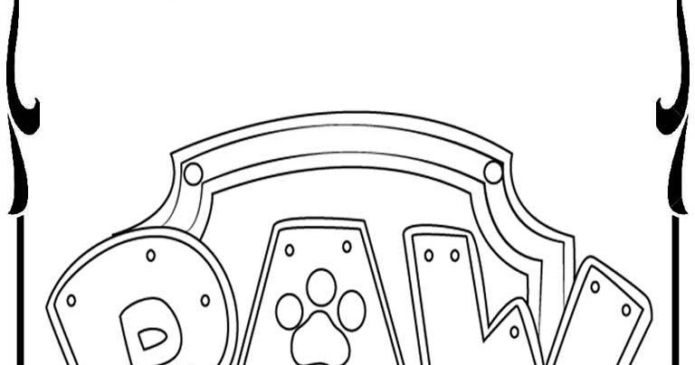Small Paw Patrol Coloring Pages : Paw patrol badges coloring pages realistic Small Paw Patrol Coloring Pages : Paw patrol badges coloring pages realistic