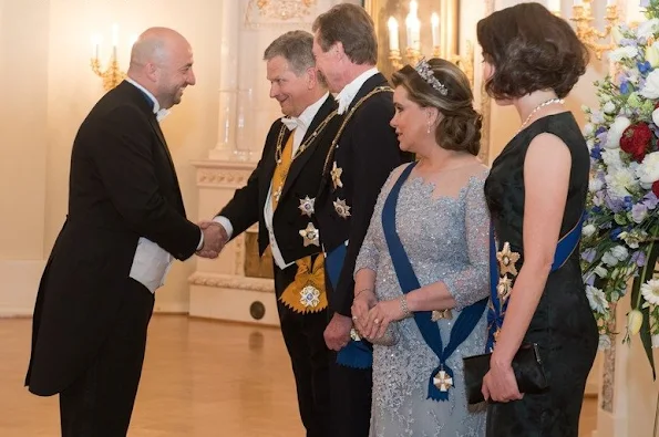 Grand Duke Henri and Grand Duchess Maria Teresa of Luxembourg are on a state visit to Finland