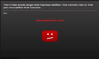 Cara Mengatasi Video ini Tidak Tersedia di Youtube Cara Mengatasi Video ini Tidak Tersedia di Youtube