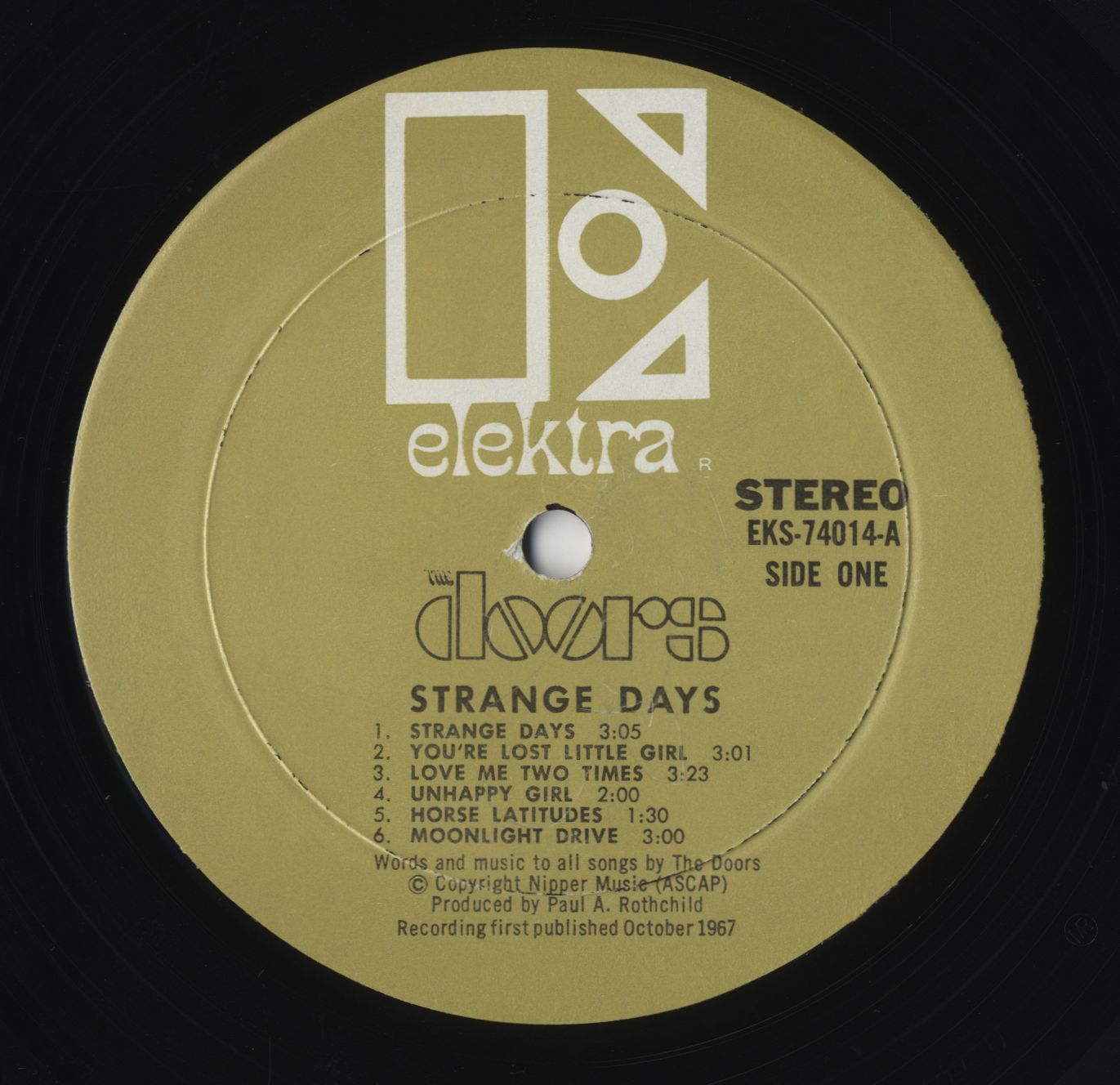 The Doors 1967 Strange Days