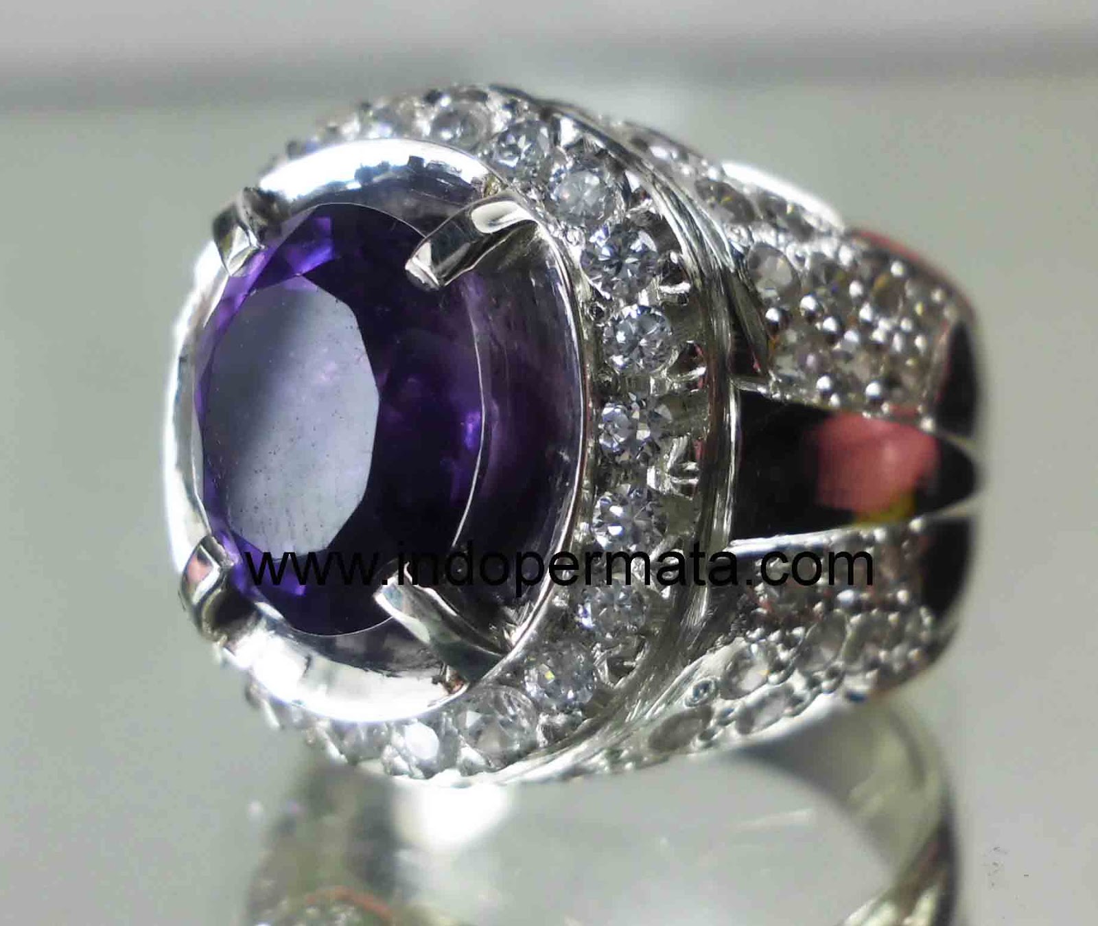 Batu Permata Natural Amethyst-092 | Toko Batu Permata