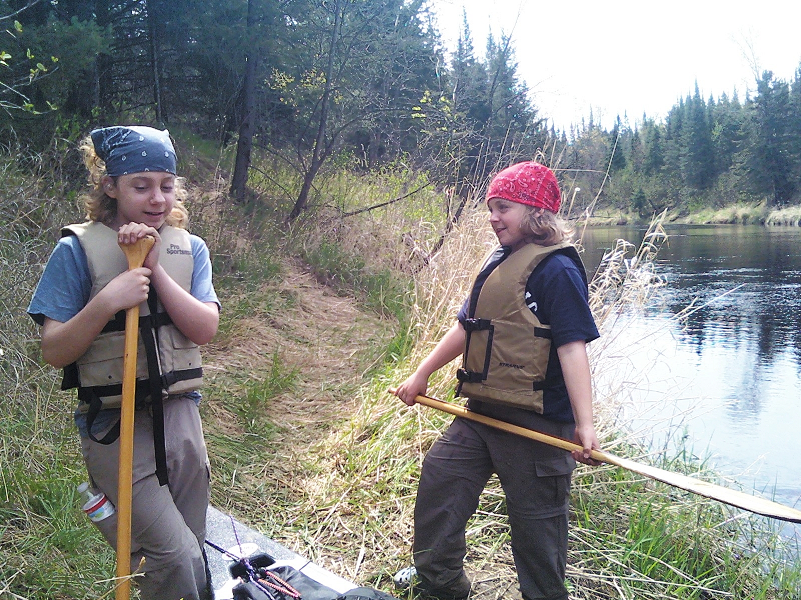 Canoeing in the Dark Canoe Camping on the St. Louis River in May of 2012