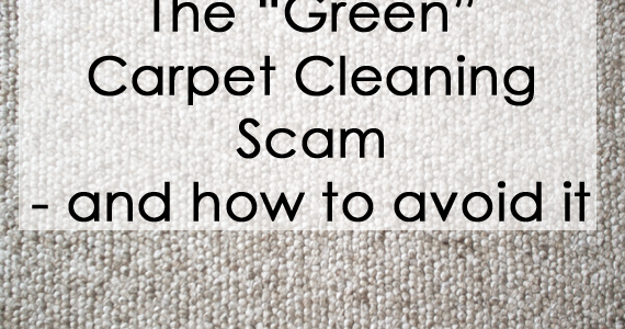 CARPET CLEANING SCAMS