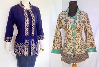 Contoh Model Baju Seragam Batik Ibu Guru Yang Modis