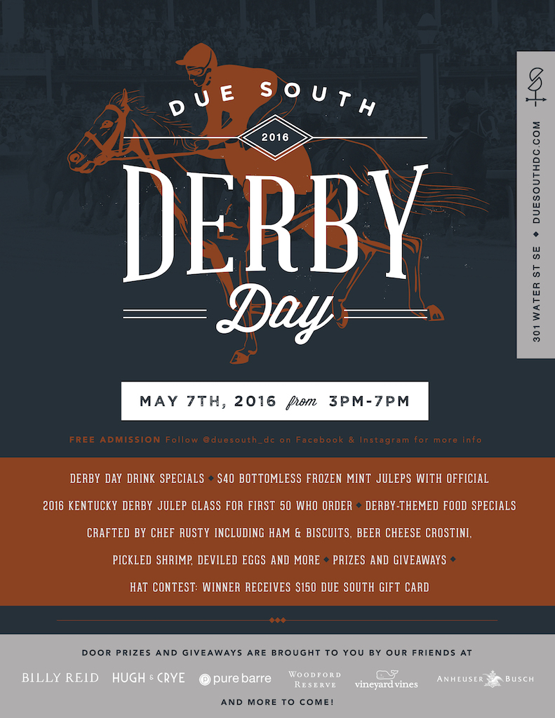 Due South Derby Day, Saturday, May 7th DC Outlook