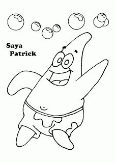 Gambar Mewarnai Tokoh Kartun SpongeBob SquarePants Gambar Mewarnai Tokoh Kartun SpongeBob SquarePants