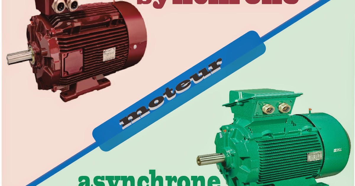 
different entre moteur synchrone et  asynchrone | electromecanique
