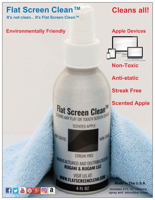 Flat Screen Clean™ Flat Screen Clean™ Scented Apple Demo on iPad
