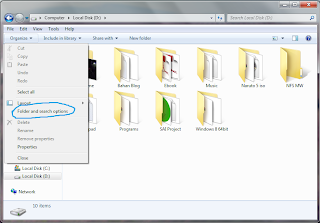 Cara Menampilkan Hidden Folder / File Tersembunyi Windows 7