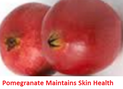 Health Benefits of Pomegranate Fruit (anar fruit) juice - Pomegranate Maintains Skin Health