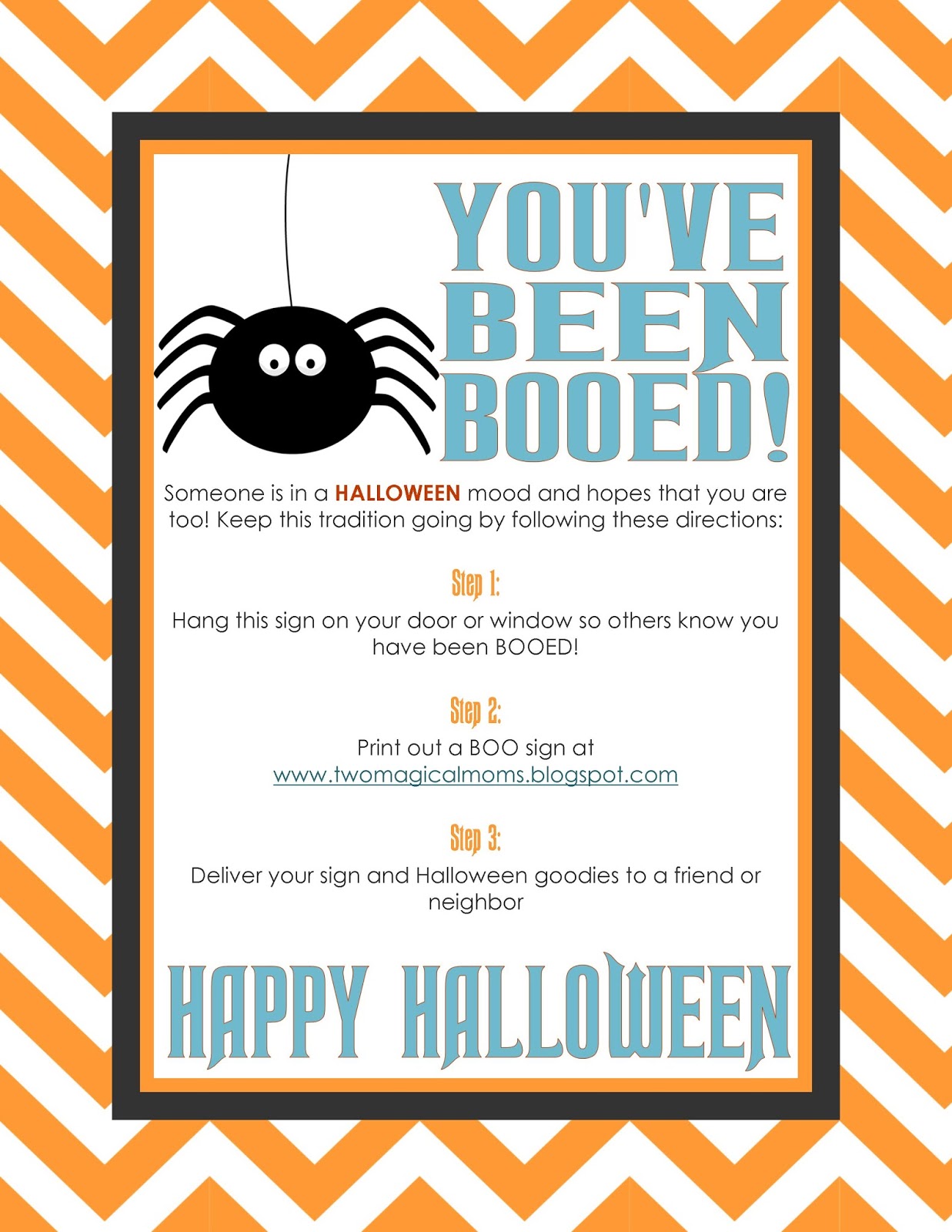 You Been Booed Free Printable