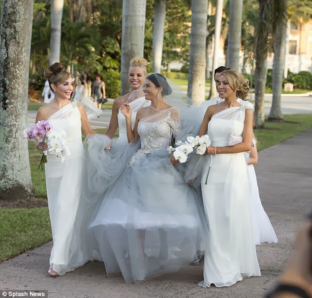 Red Carpet Wedding Adriana De Moura and Frederic Marq Red Carpet Wedding