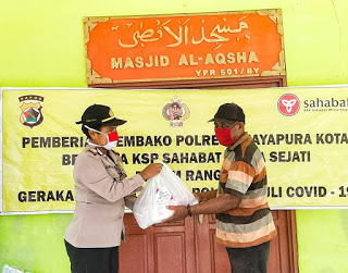 Jubelina Wally Pimpin Bhakti Sosial Polsek Muara Tami ke Tokoh Agama Jubelina Wally Pimpin Bhakti Sosial Polsek Muara Tami ke Tokoh Agama