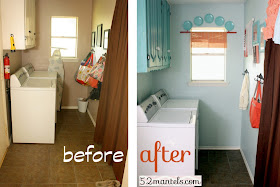 52 Mantels: Laundry Room Makeover!