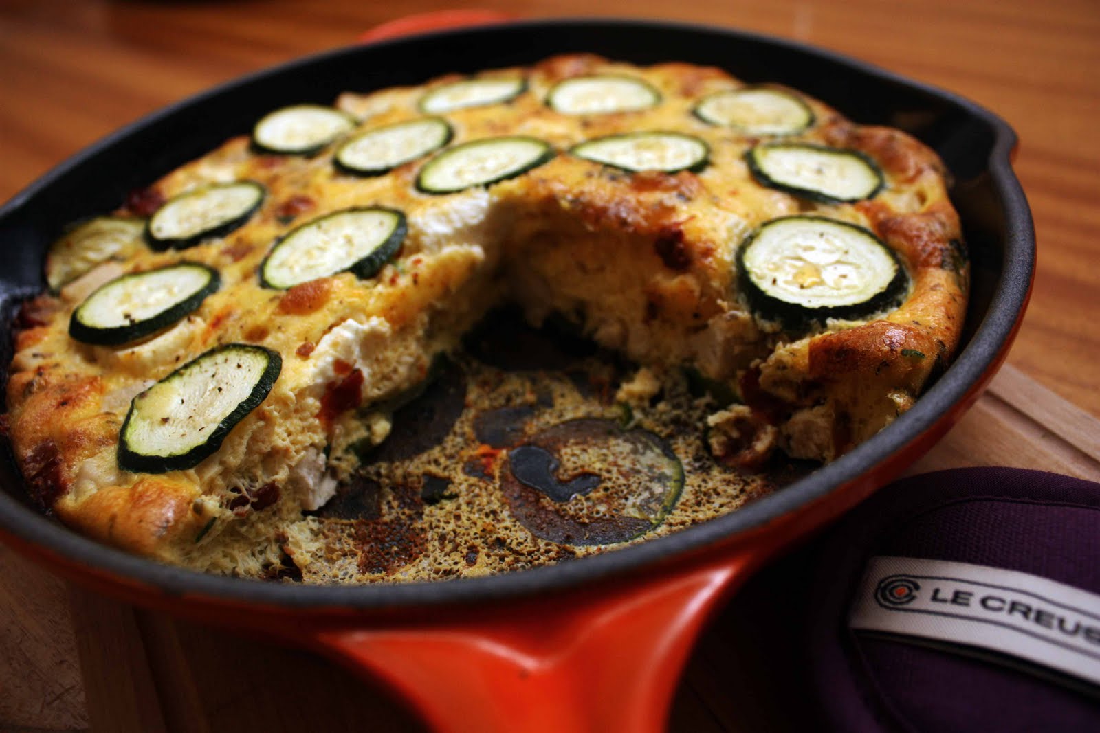 Special Meals Meg Herbed chicken frittata