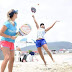 Jundiaiense Raquel Iotte vence uma partida no ITF Beach Tennis de Santos