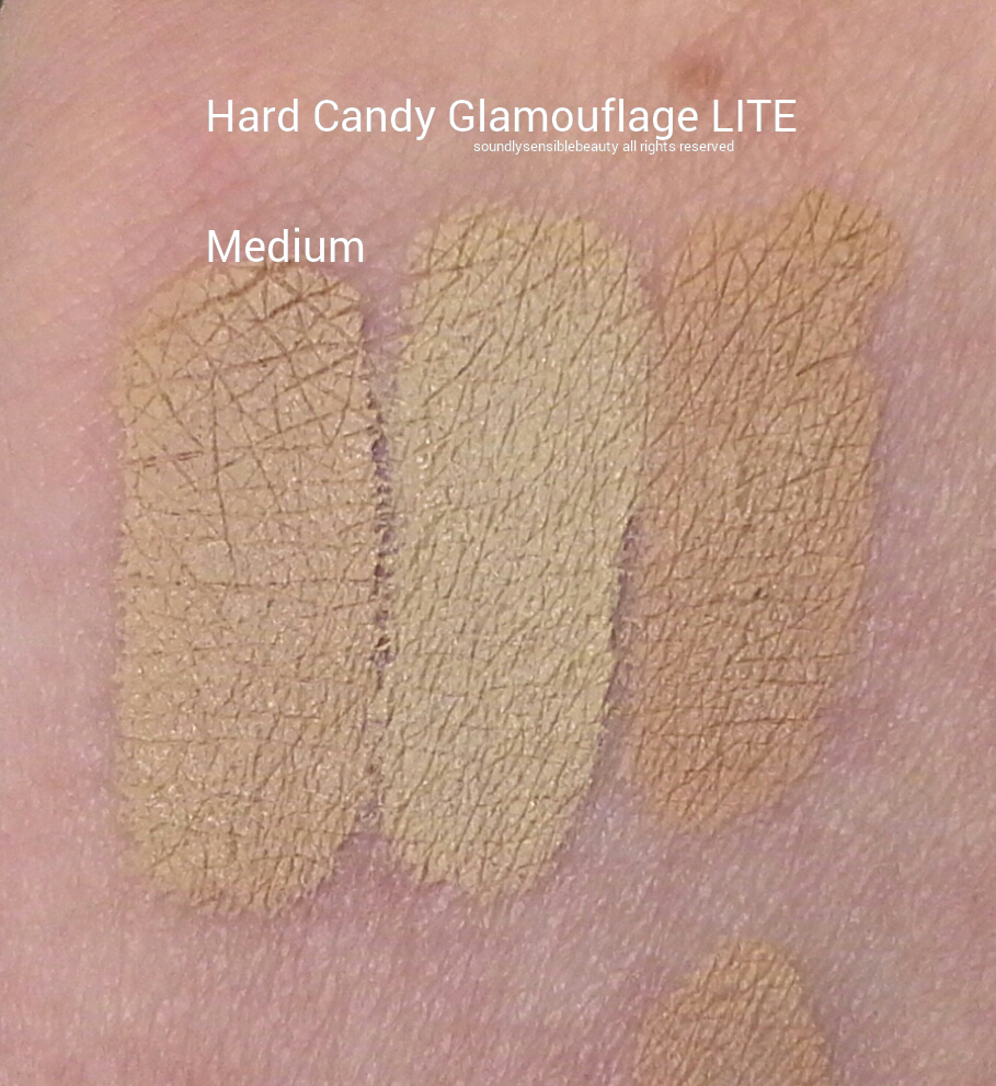 Hard Candy Glamoflauge LITE Concealer Review & Swatches of Shades