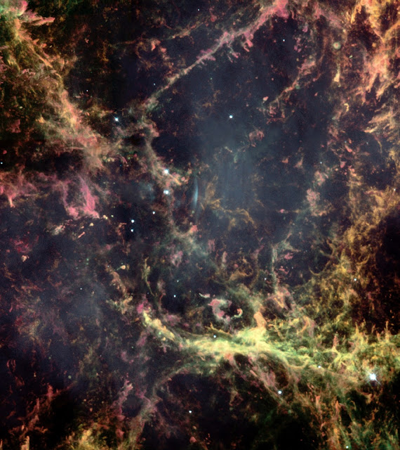 Centre of the Crab Nebula